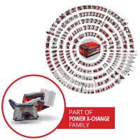 Einhell Akku-Mauernutfräse TP-MA 36/30 Li BL + 2x 2.5Ah Akku Starterkit und Aufbewahrungstasche