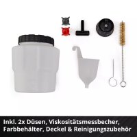 Einhell Akku-Farbsprühsystem TC-SY 18/60 Li-Solo+ 2,5 Ah Akku Starter Set