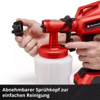 Einhell Akku-Farbsprühsystem TC-SY 18/60 Li-Solo+ 2,5 Ah Akku Starter Set