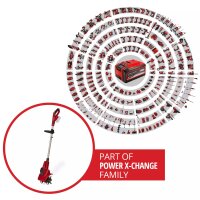 Einhell Akku Bodenhacke GE-CR 18/20 Li E-Solo + 2,5 Ah Akku Starter Kit