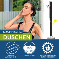 Bestway SolarFlow Außendusche 20 L – Solardusche für Pool & Garten – ohne Strom 58695