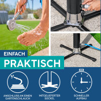 Bestway SolarFlow Außendusche 20 L – Solardusche für Pool & Garten – ohne Strom 58695