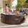 Bestway® LAY-Z-SPA® Energiespar-Whirlpool Bali AirJet™ mit App-Steuerung, für 7 Personen, Ø 216 x 71 cm, Rattan-Optik (Schokobraun) 6001P