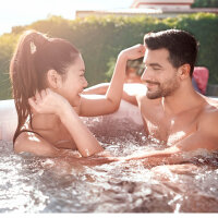 Bestway® LAY-Z-SPA® Energiespar-Whirlpool Ibiza AirJet™ 4 Personen, 180 x 180 x 66 cm, Dunkelgrün 6002U