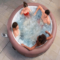 Bestway® LAY-Z-SPA® Energiespar-Whirlpool Hawaii AirJet™ mit App-Steuerung, für 6 Personen, Ø 196 x 71 cm, Terrakotta 6001G