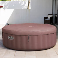 Bestway® LAY-Z-SPA® Energiespar-Whirlpool Hawaii AirJet™ mit App-Steuerung, für 6 Personen, Ø 196 x 71 cm, Terrakotta 6001G