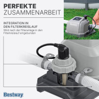 Bestway® Salzwasseranlage Hydrogenic™ 2 g/h – für Pools bis 8.327 l – GS-zertifiziert 58773