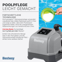 Bestway® Salzwasseranlage Hydrogenic™ 2 g/h – für Pools bis 8.327 l – GS-zertifiziert 58773