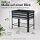 Hochbeet Metall 110L mit Vlies & Ablage, 80x51x81 cm, Pflanzkasten für Balkon & Garten