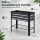 Hochbeet Metall 110L mit Vlies & Ablage, 80x51x81 cm, Pflanzkasten für Balkon & Garten