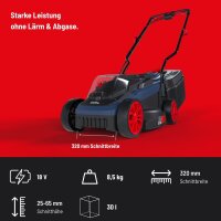 Güde Akku Rasenmäher RM 18-401-30.32  320mm Schnittbreite Akku+Ladegerät