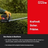Güde Elektro-Heckenschere GEH 660-750