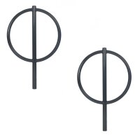 2x Fahrradanlehnbügel 115x76 cm Stahl feuerverzinkt...