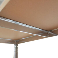 2x Schwerlastregal verzinkt 180x90x40 cm je 5 Böden pro Regal Traglast von 875kg Werkstattregal Kellerregal Archivregal