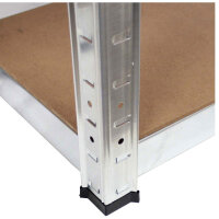 2x Schwerlastregal verzinkt 180x90x40 cm je 5 Böden pro Regal Traglast von 875kg Werkstattregal Kellerregal Archivregal
