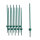 TRUTZHOLM 10x U-Profil Zaunpfosten 122 cm Stahl pulverbeschichtet