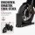 Motorradwippe 8–24 Zoll – für Anhänger & Transport, 90–145 mm Reifenbreite, 10-fach verstellbare Vorderradwippe, Stahl 450 kg – Schwarz/Schwarz