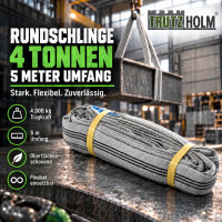 TRUTZHOLM Rundschlinge 4000 kg, 5 m Umfang / ca. 2,5 m Nutzlänge