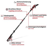 Einhell Akku-Hochentaster GP-LC 18/20 Li T BL-Solo