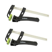 2x Einhandzwinge 80kg Spannkraft 16 / 25 / 30 cm...