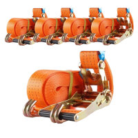 5x Profi Ratschen Spanngurt Spanngurte Zurrgurt 2-tlg 8m...