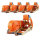 5x Profi Ratschen Spanngurt Spanngurte Zurrgurt 2-tlg 8m 4t 4to 4000kg TÜV/GS ORANGE