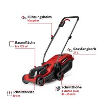 Einhell Akku-Rasenmäher GE-CM 18/30-1 Li BL (1x3,0Ah)