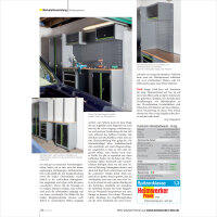 2x Werkstattwand 13-tlg. modulares Werkstattschranksystem aus Stahl mit massiver Holzarbeitsplatte grün