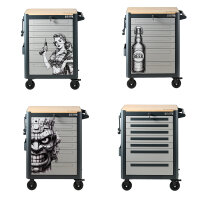 Werkstattwagen 99x82 cm Werkzeugwagen 7 Schubladen mit...