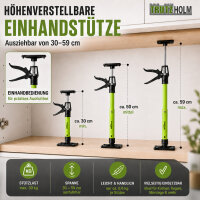 2x Einhandstütze 30-59 cm Montagestütze Teleskopstütze Schrankmontage 30 kg Tragkraft
