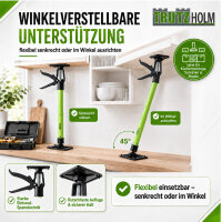 4x Einhandstütze 30-59 cm Montagestütze Teleskopstütze Schrankmontage 30 kg Tragkraft