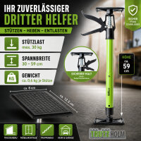 8x Einhandstütze 30-59 cm Montagestütze Teleskopstütze Schrankmontage 30 kg Tragkraft