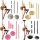 Pole Dance Tanzstange Profi 223 - 274 cm Ø 45 mm Tabledance Static & Spinning ohne Bohren