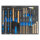 Profi Werkzeugeinlagen 520x400mm für Werkstattwagen Chrom Vanadium Stahl Werkzeugset 188 tlg. Blau