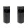 2er Set Standaschenbecher mit Mülleimer 30 L / 12 L Inneneimer Schwarz