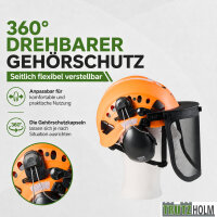 Forsthelm Forstschutzhelm mit Visier und Gehörschutz Schutzhelm