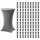 Stehtischhusse 100x grau 60 cm Husse Partytisch Bistrotisch Tischdecke Decke