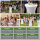 TRUTZHOLM 100x Stehtischhusse Tischdecke Husse Partytisch Bistrotisch Decke 60cm Weiß