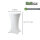 100x Stehtischhusse Stretch weiß Ø 80 cm Tischhusse