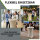 TRUTZHOLM 100x Stehtischhusse Tischdecke Husse Bistrotisch Partytisch Stretch 60 cm beige