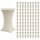 100x Stehtischhusse Stretch beige Partytisch Bistrotisch 80cm