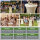 100x Stehtischhusse Stretch beige Partytisch Bistrotisch 80cm